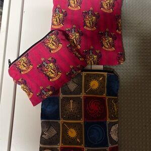 Gryffindor and Game of Thrones Pouch Set